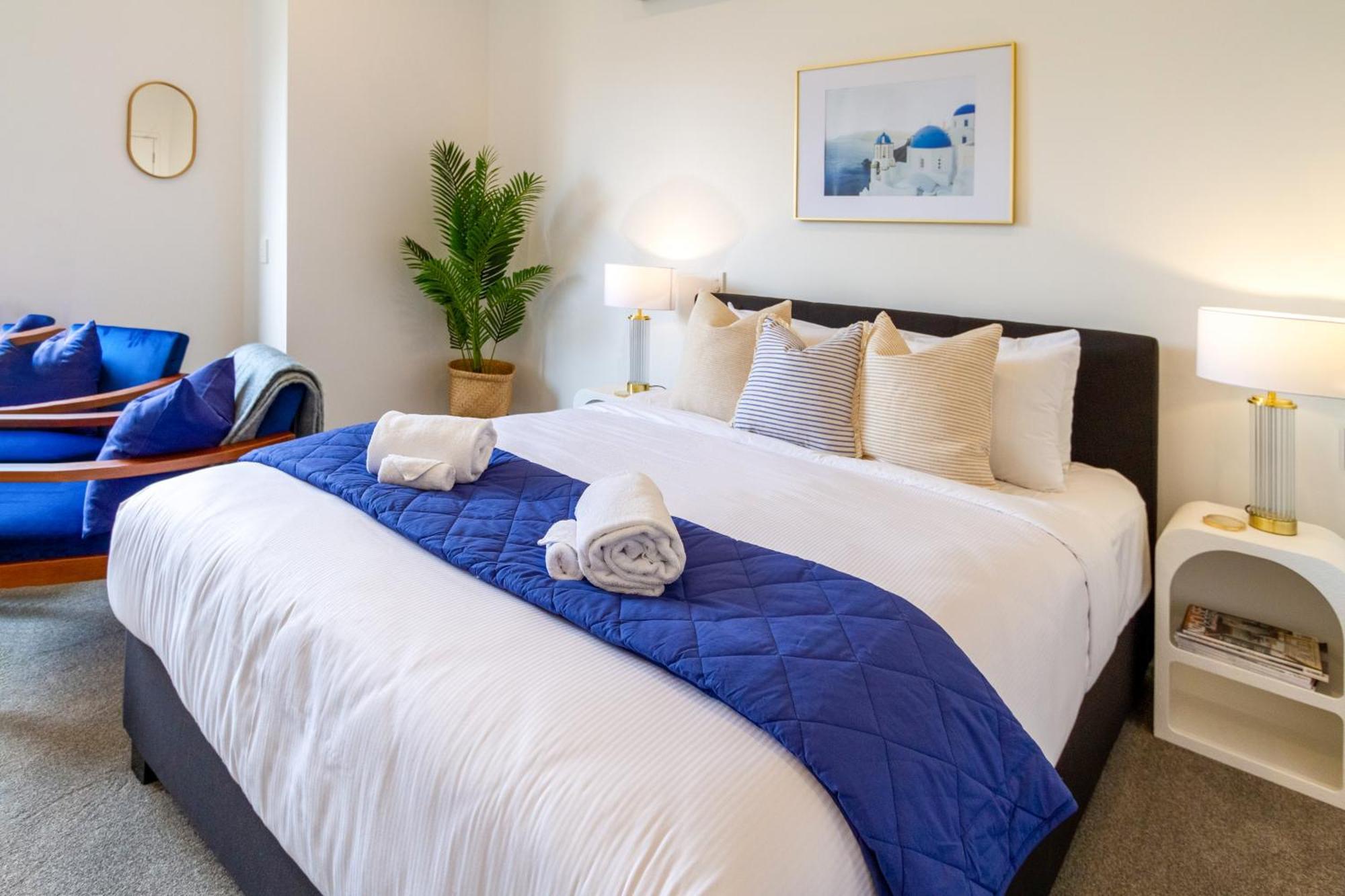 Central Christchurch Santorini Style 1Br Studio Luaran gambar