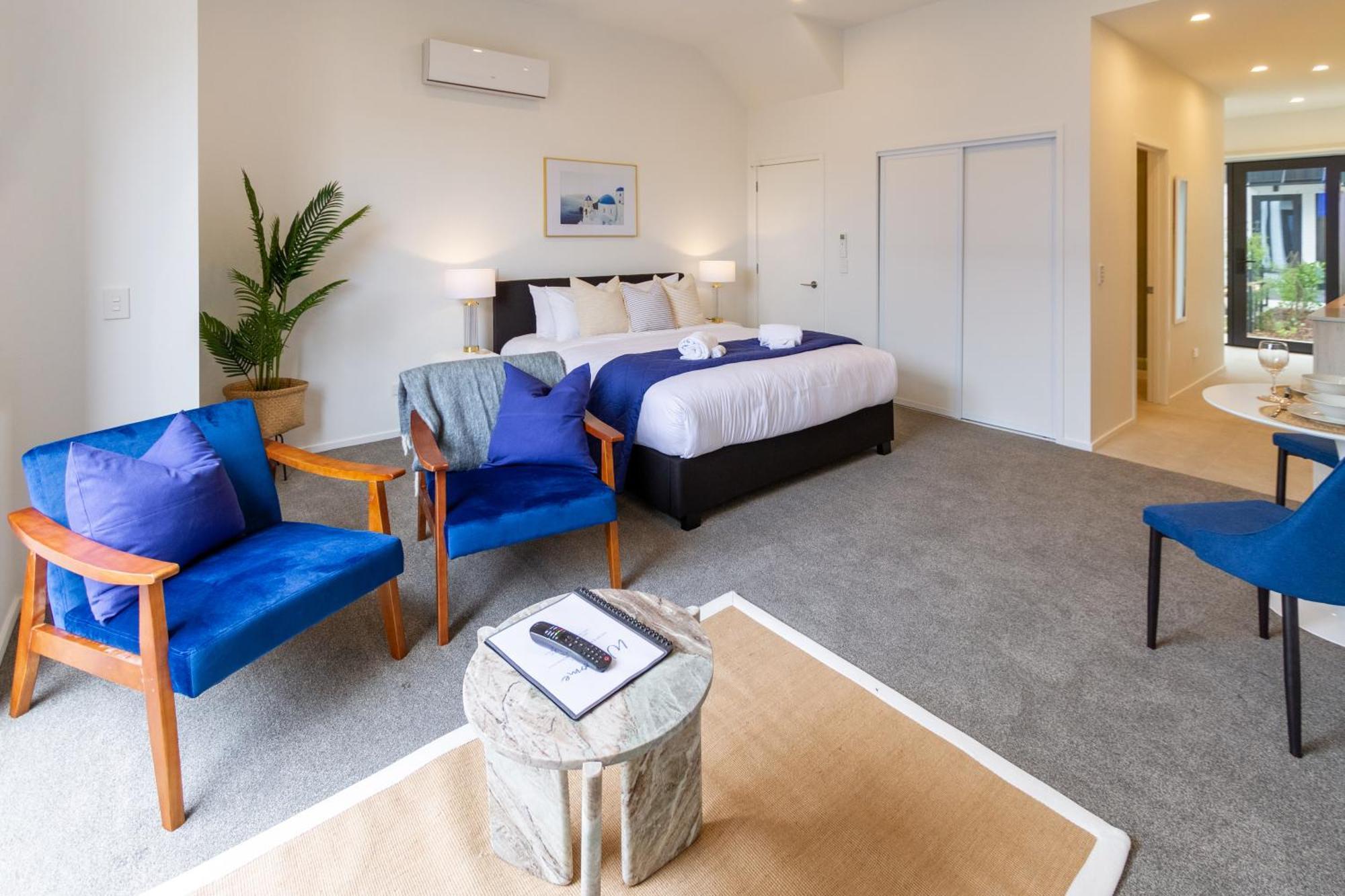 Central Christchurch Santorini Style 1Br Studio Luaran gambar