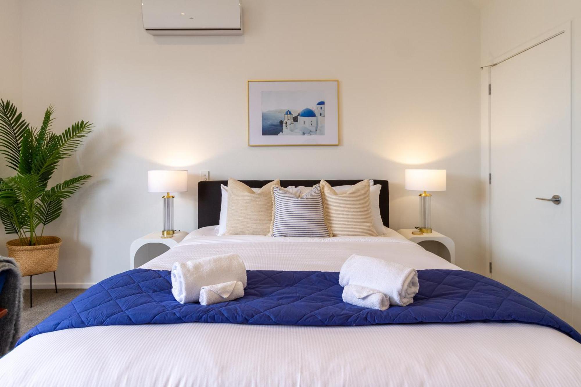 Central Christchurch Santorini Style 1Br Studio Luaran gambar